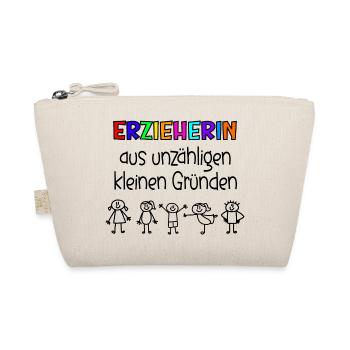 Erzieherin aus unzähligen kleinen Gründen - Bio-Täschchen - Natur - Vorne