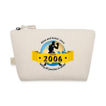18. Geburtstag Alive and kickin since 08/2006 - Organic Pouch - nature - Front