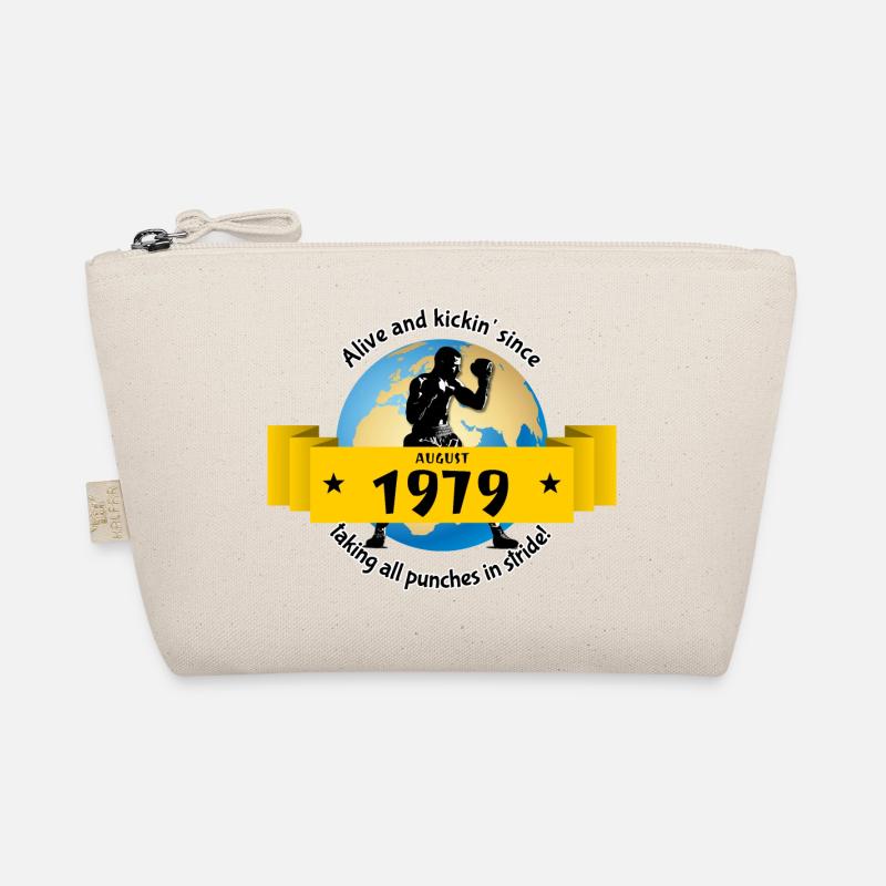 45. Birthday Alive and kickin since 08/1979 Organic Pouch