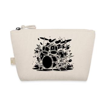 Drum Sketch - Organic Pouch - nature - Front