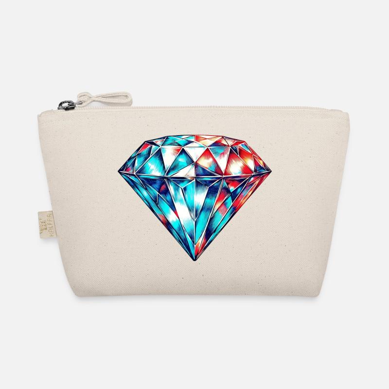 Diamant - Bio-Täschchen - Natur