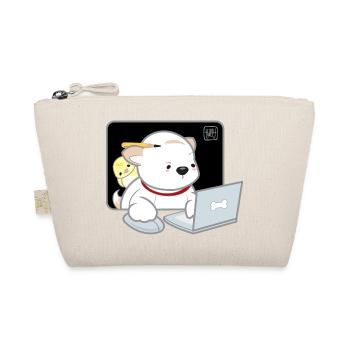 Dog Korean - Japanese Style 05 - Organic Pouch - nature - Front