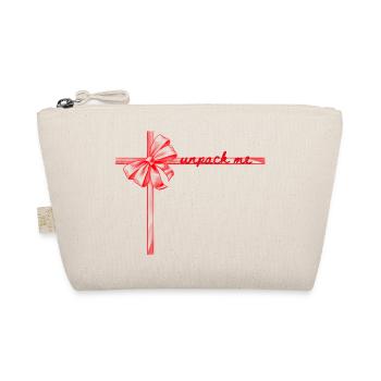Unpack Me Geschenkband - Bio-Täschchen - Natur - Vorne