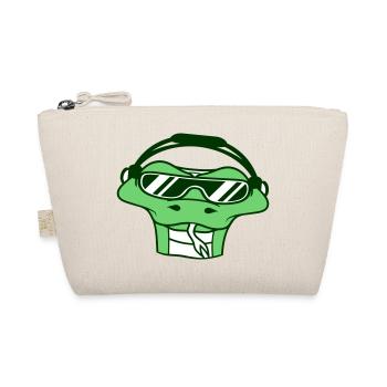 Cool Mixer Fun Party Club Music - Organic Pouch - nature - Front