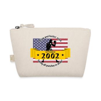22. Geburtstag Alive and kickin since 09/2002 - Organic Pouch - nature - Front