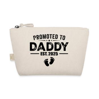 Promoted To Daddy Est 2025 Funny For New Daddy - Trousse biologique - nature - Devant