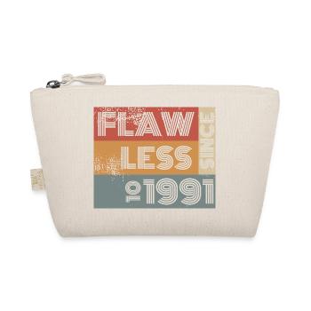 33. Birthday Flawless since 10/1991 - Organic Pouch - nature - Front