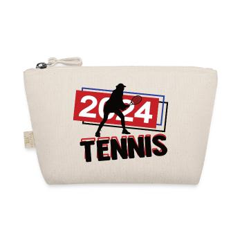 Tennis Spielerin Team Turnier Mannschaft 2024 - Bio-Täschchen - Natur - Vorne