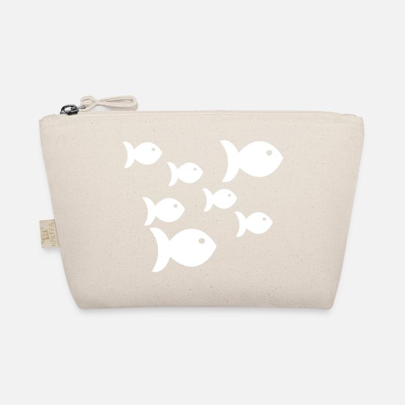 fische - Bio-Täschchen - Natur