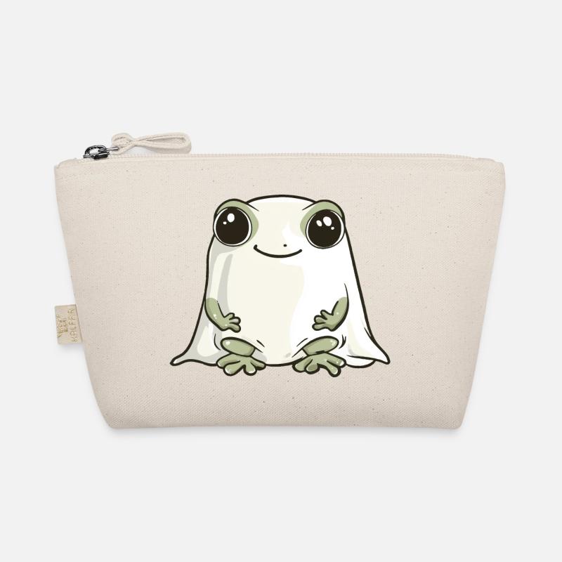 Frosch Halloween Comic Geist Bio-Täschchen