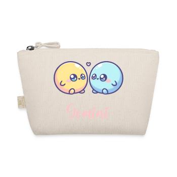 Mignon Cadeau d’astrologie du zodiaque Gémeaux - Trousse biologique - nature - Devant