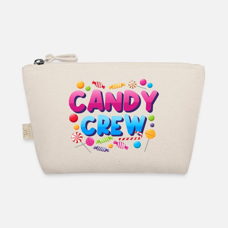 Candy Crew Süßigkeiten Bonbon - Bio-Täschchen - Natur