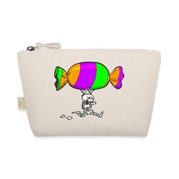 Halloween Skeleton 2 - Organic Pouch - nature - Front