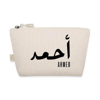 Ahmed prénom en arabe - Trousse biologique - nature - Devant