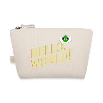 Alien ludique Hello World Design - Trousse biologique - nature - Devant