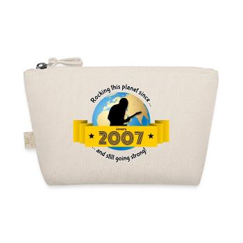 18. Geburtstag Rocking this planet since 01/2007 - Organic Pouch - nature - Front