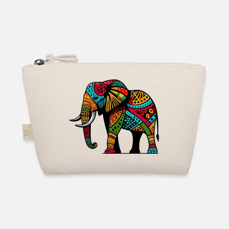 Elefant - Bio-Täschchen - Natur