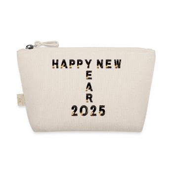 HAPPY new year 2025 - Bio-Täschchen - Natur - Vorne