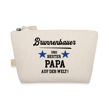 Bester Papa Brunnenbauer Brunnenbau Meister - Bio-Täschchen - Natur - Vorne