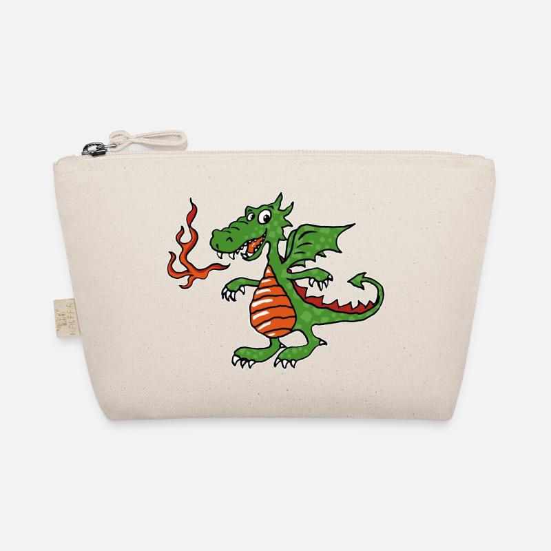 Little Fire Dragon - Organic Pouch - nature