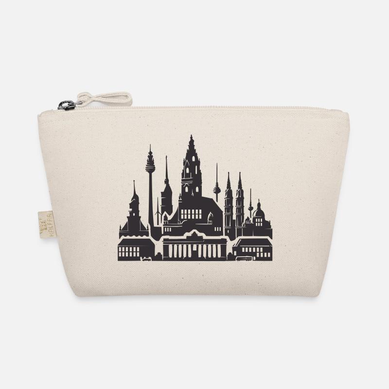 Leipzig Skyline Bio-Täschchen