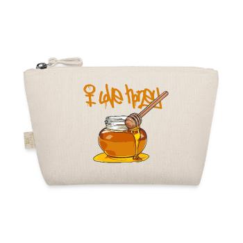 I love honey // Illustration - Organic Pouch - nature - Front