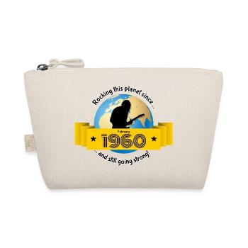 65th birthday Rocking this planet since 02/1960 - Organic Pouch - nature - Front