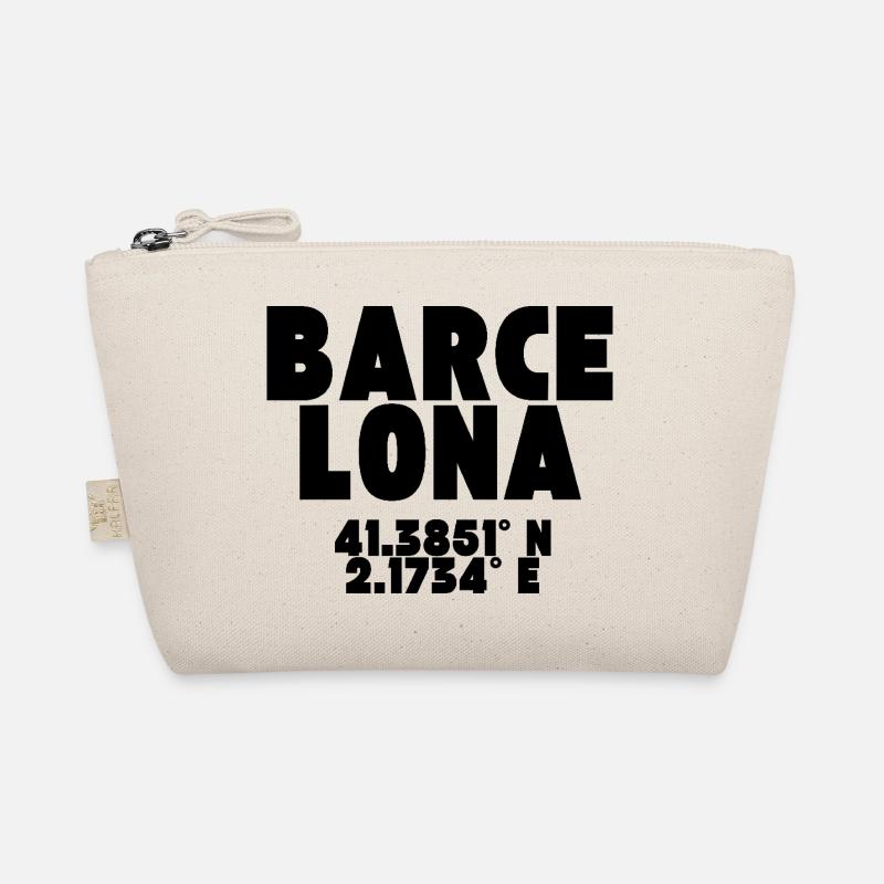 Barcelone - Design avec coordonnées Trousse biologique