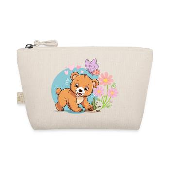 Ours brun mignon et amical - Trousse biologique - nature - Devant