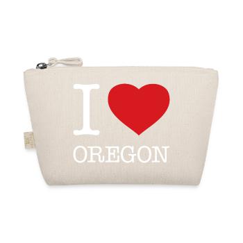 I LOVE OREGON - Bio-Täschchen - Natur - Vorne