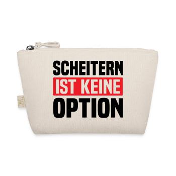 Scheitern ist keine Option - Bio-Täschchen - Natur - Vorne