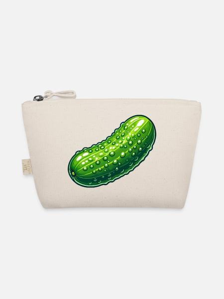 Curved pickle - Organic Pouch - nature - Front
