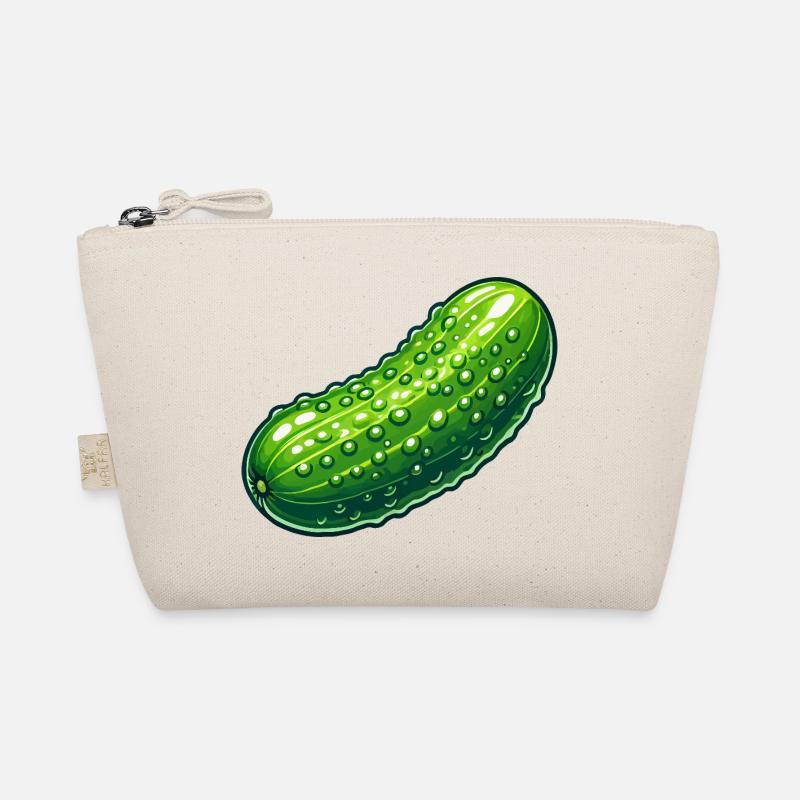 Curved pickle Organic Pouch