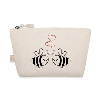 bienen liebe - Bio-Täschchen - Natur - Vorne