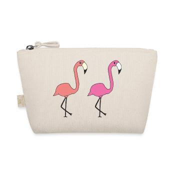 flamingo freunde - Bio-Täschchen - Natur - Vorne