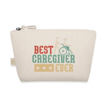 Best Caregiver Ever Caregiving Carer - Organic Pouch - nature - Front