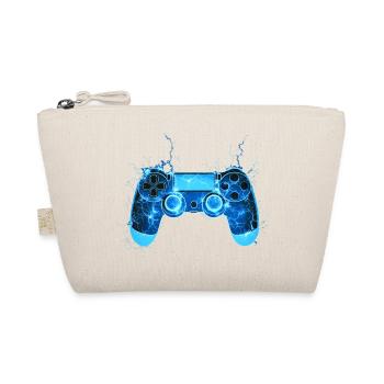 Gaming Controller Flashes Cool Gamer Gift - Organic Pouch - nature - Front