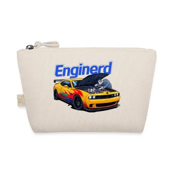 Muscle Car Being Worked On By Mechanic - Organic Pouch - nature - Front