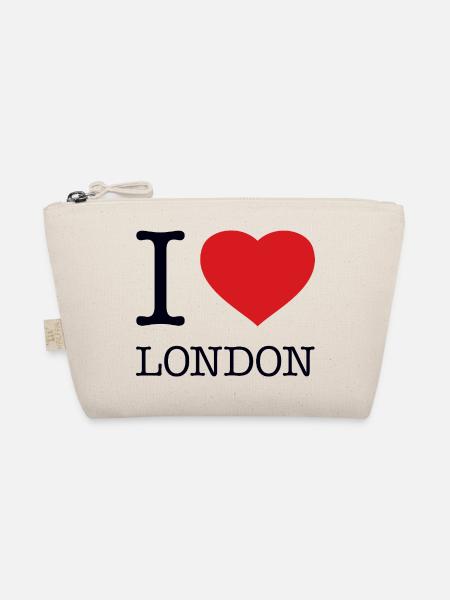 I LOVE LONDON - Organic Pouch - nature