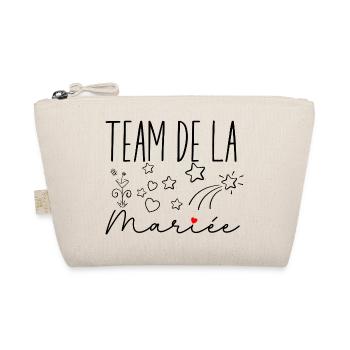 Wife Bride Team for a Bachelorette Party Team Bride - Organic Pouch - nature - Front