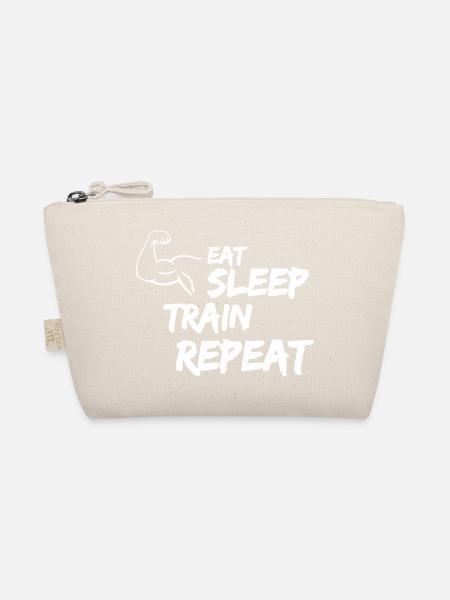 Manger Dormir Train Répéter - Trousse biologique - nature - Devant