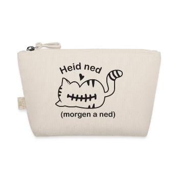 heid ned morgen a ned katze mundart dialekt spr - Bio-Täschchen - Natur - Vorne