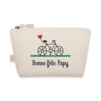 PAPY. FÊTE DES PÈRES. BONNE FÊTE PAPY. JE T'AIME. - Trousse biologique - nature - Devant