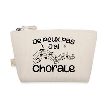 Je Peux Pas J'ai Chorale - Trousse biologique - nature - Devant