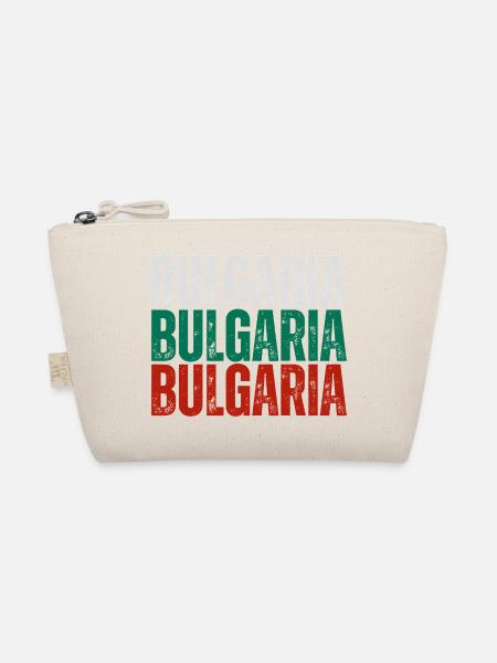 Bulgarian flag, Bulgarian pride - Organic Pouch - nature - Front