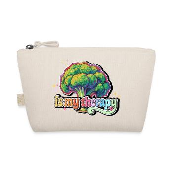 Broccoli is my therapy - Organic Pouch - nature - Front