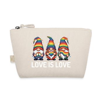 LGBTQ Pride Month - Liebe ist Liebe - Bio-Täschchen - Natur - Vorne