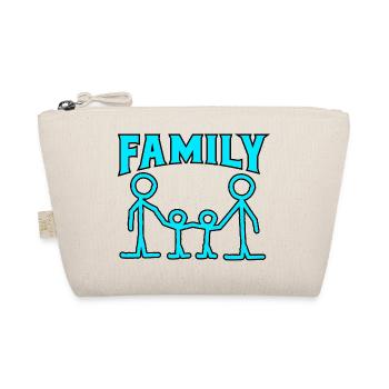 Motif famille. - Trousse biologique - nature - Devant