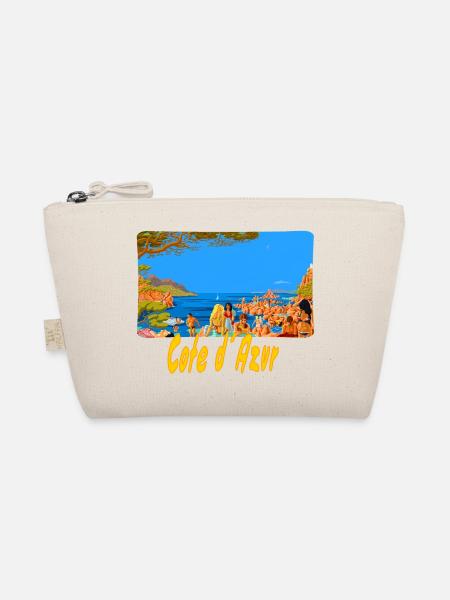 Cote d´ Azur - Bio-Täschchen - Natur - Vorne