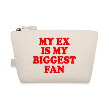 my ex is my biggest fan - Bio-Täschchen - Natur - Vorne